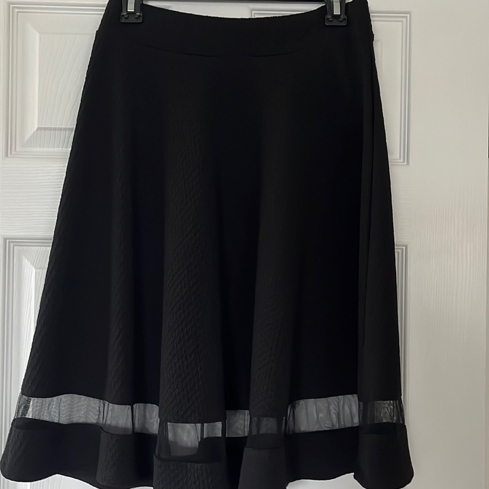 Black high waisted skirt